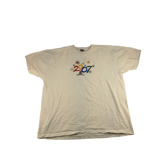Orlando Florida 2007 T Shirt Embroidered Castle SZ XXL 2XL White - Picture 1 of 12